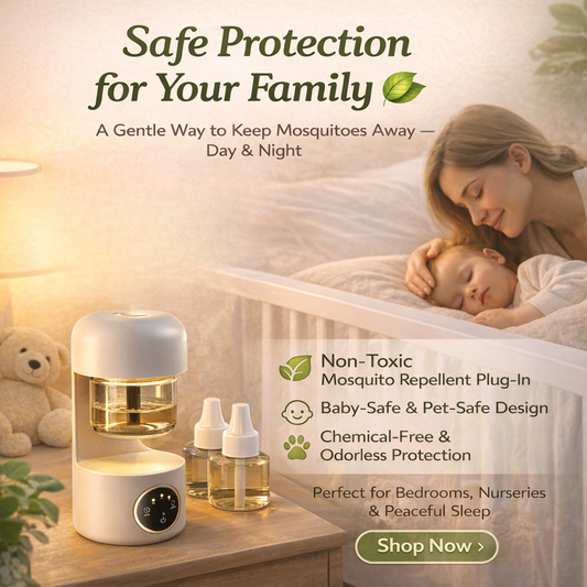 Baby-Safe Mosquito Repellent — No Harsh Chemicals, Safe for Pets & Family
