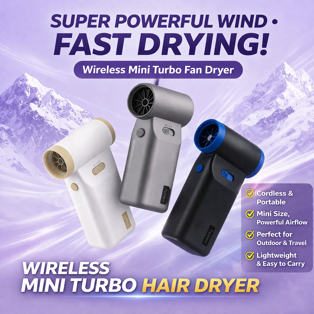 Wireless Hair Dryer