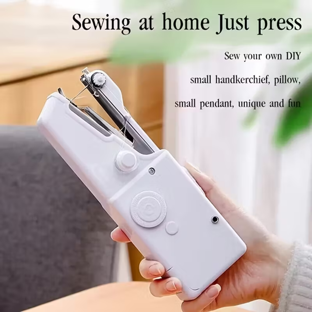 Portable Handheld Sewing Machine – As Seen on TV | Quick On-the-Go Clothing Repairs