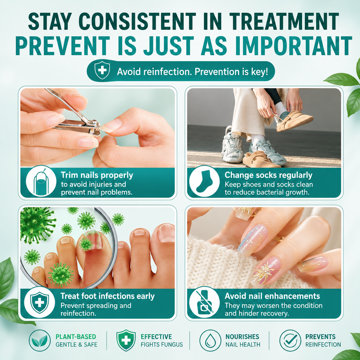 Plant-Based Nail Renewal Patch | Healthy-Looking Nails | Onychomycosis Treatment