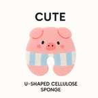 Cute Animal Cellulose Sponge –100% Natural Wood Pulp Dishwashing Sponge