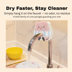 Cute Animal Cellulose Sponge –100% Natural Wood Pulp Dishwashing Sponge