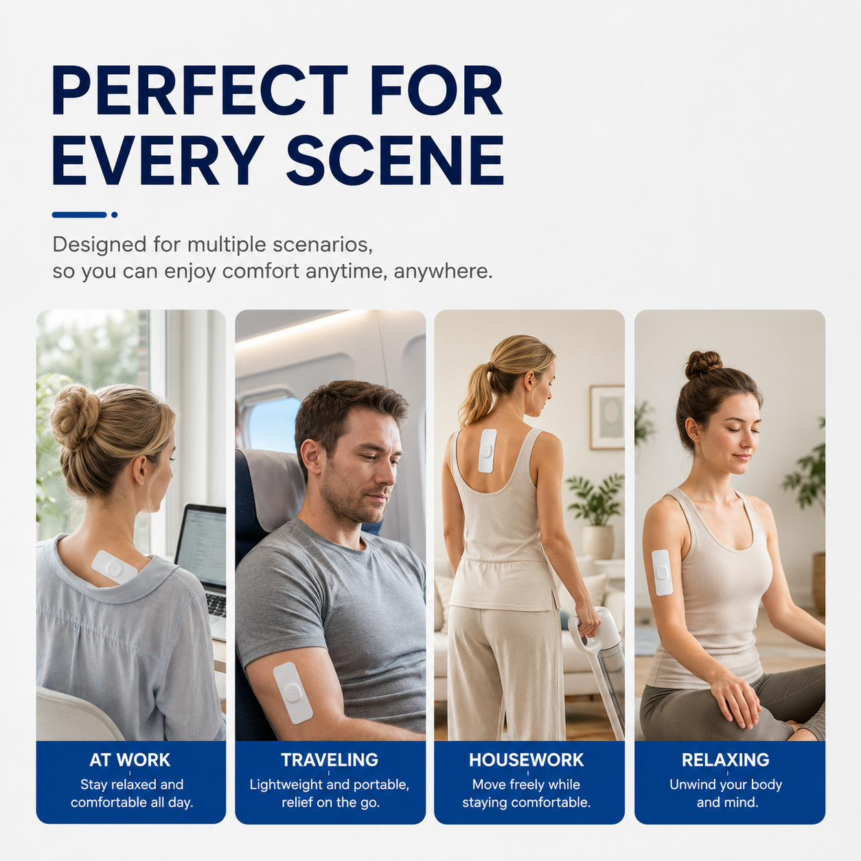 Smart Pain Relief Patch | Portable Neck & Shoulder Muscle Relief
