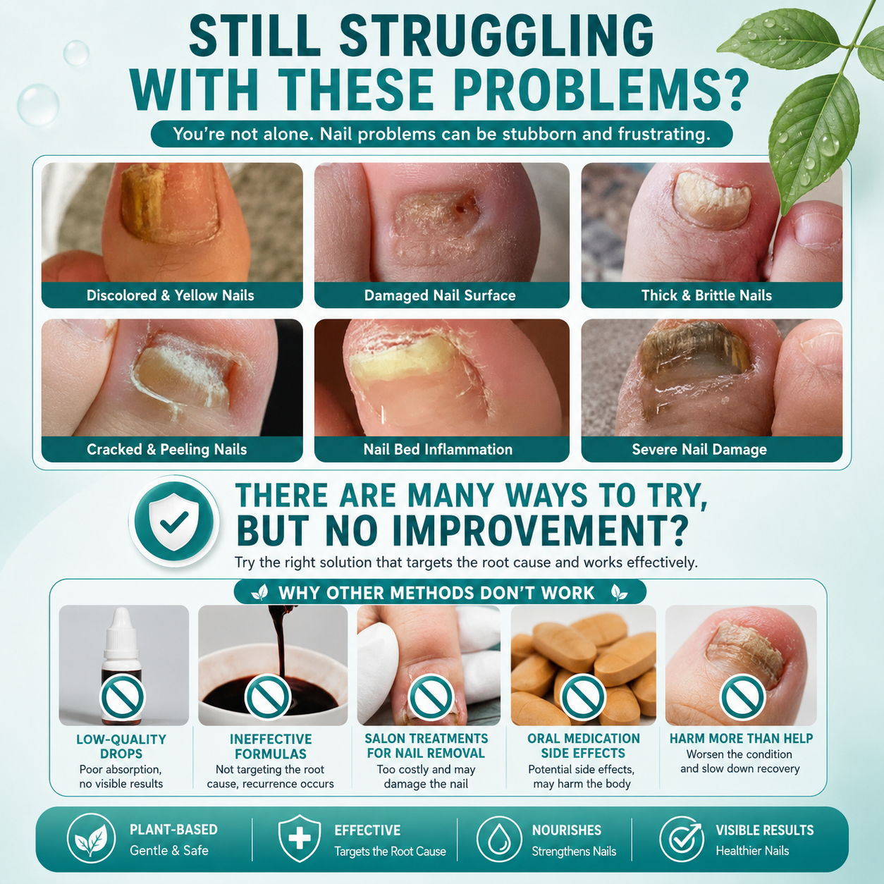 Plant-Based Nail Renewal Patch | Healthy-Looking Nails | Onychomycosis Treatment
