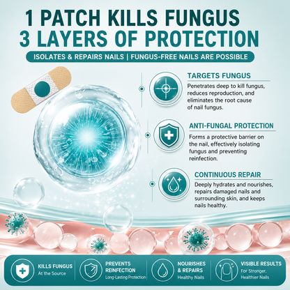 Plant-Based Nail Renewal Patch | Healthy-Looking Nails | Onychomycosis Treatment