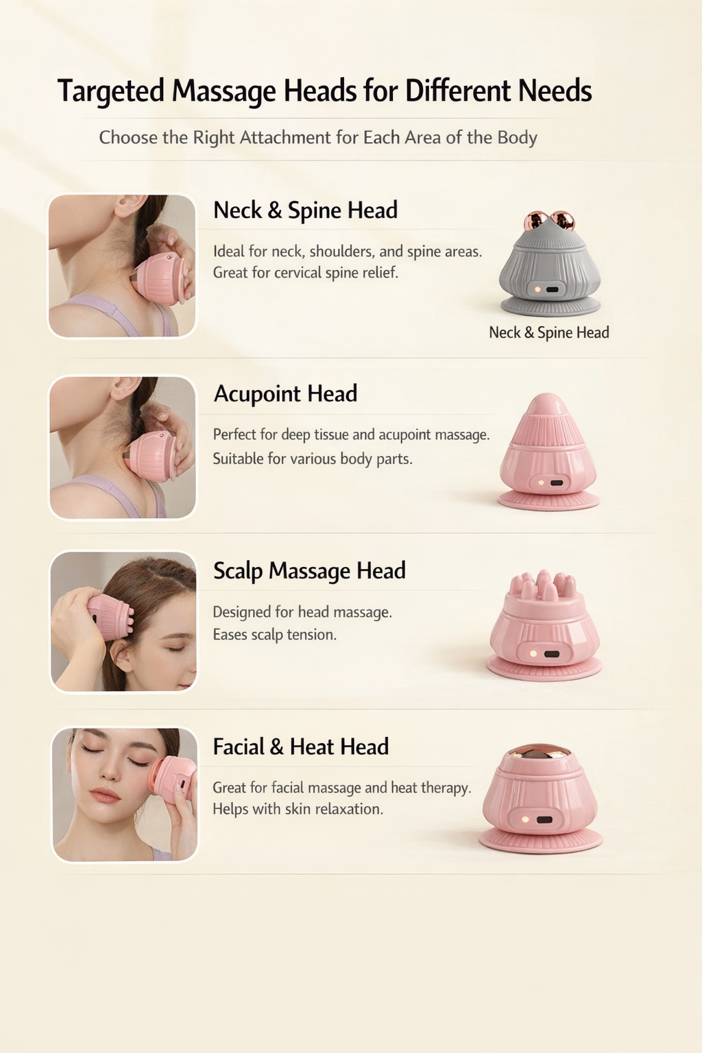 LUMÉ Heated Body Massager | Suction + Vibration