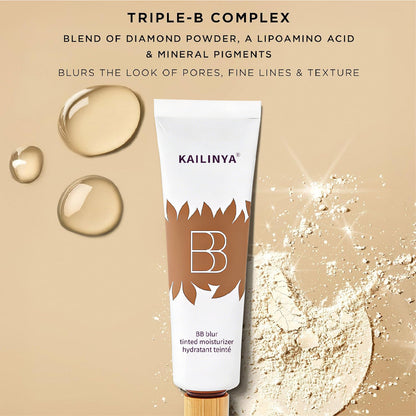 BB Blur Tinted Moisturizer SPF 30 | Lightweight Hydrating BB Cream with Natural Medium Coverage & Soft Matte Finish