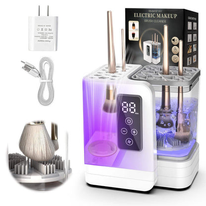 Automatic Makeup Brush Cleaner & Dryer – Electric Brush Washing Machine with Fast Drying