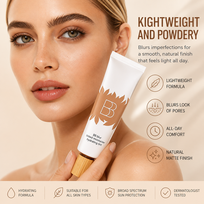 BB Blur Tinted Moisturizer SPF 30 | Lightweight Hydrating BB Cream with Natural Medium Coverage & Soft Matte Finish