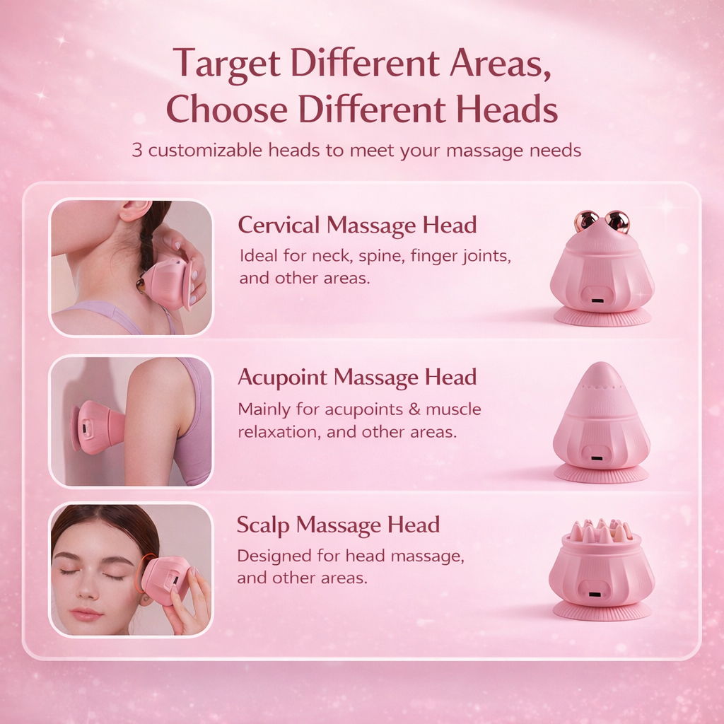 LUMÉ Heated Body Massager | Suction + Vibration