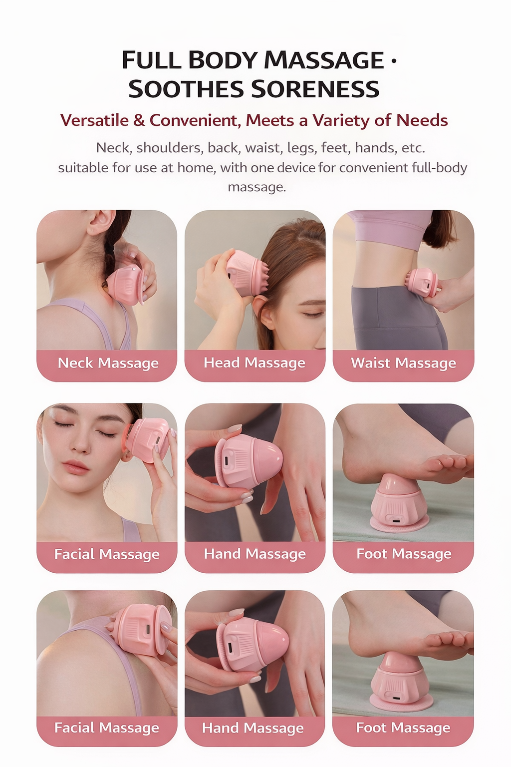 LUMÉ Heated Body Massager | Suction + Vibration